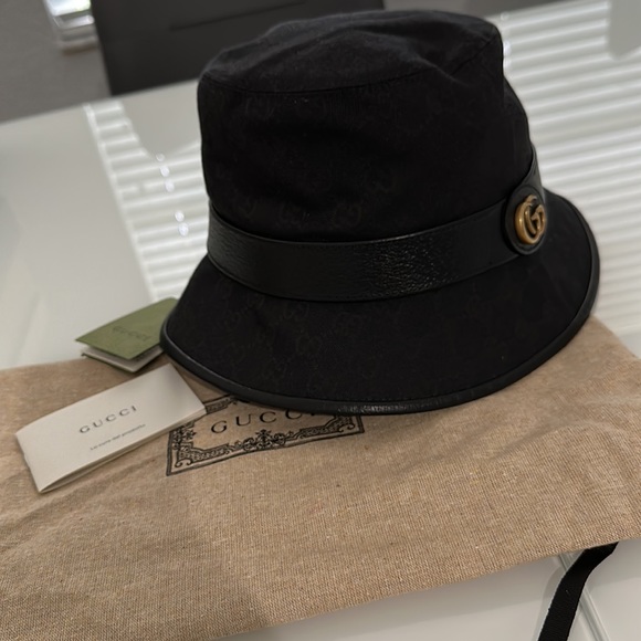 GG canvas bucket hat with Double G - Picture 9 of 10